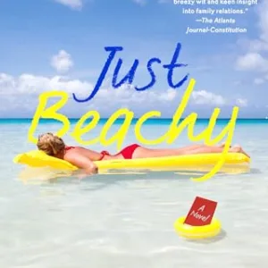 Just Beachy by Wendy Wax Book Cover featuring a girl enjoying beach